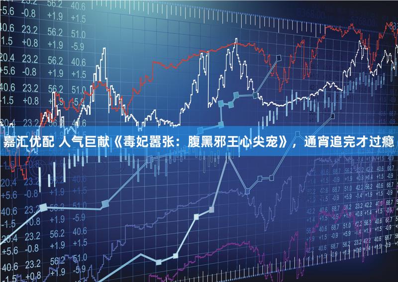 嘉汇优配 人气巨献《毒妃嚣张：腹黑邪王心尖宠》，通宵追完才过瘾