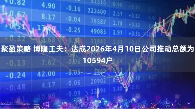 聚盈策略 博隆工夫：达成2026年4月10日公司推动总额为10594户